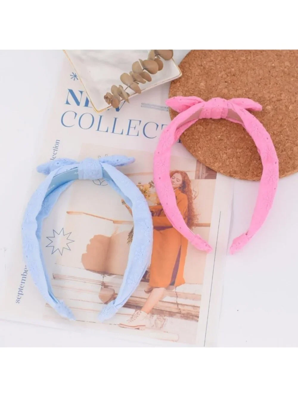 Cute Toddler Headbands with Bow - Non-Slip Hair Accessories for Girls & Women (2